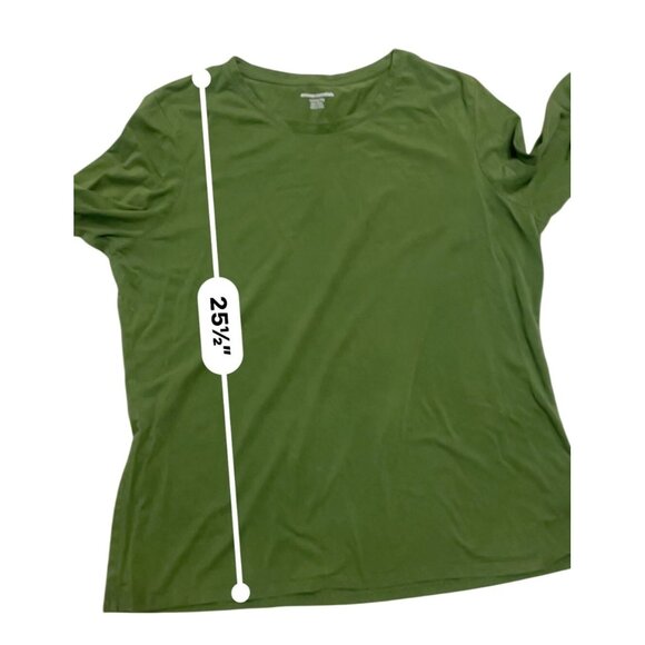 Amazon Essentials Women's Regular-Fit Long-Sleeve Crewneck T-Shirt 2X XXL - Picture 5 of 7